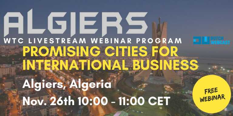 WTC Leeuwarden webinar series - Promising city: Algiers