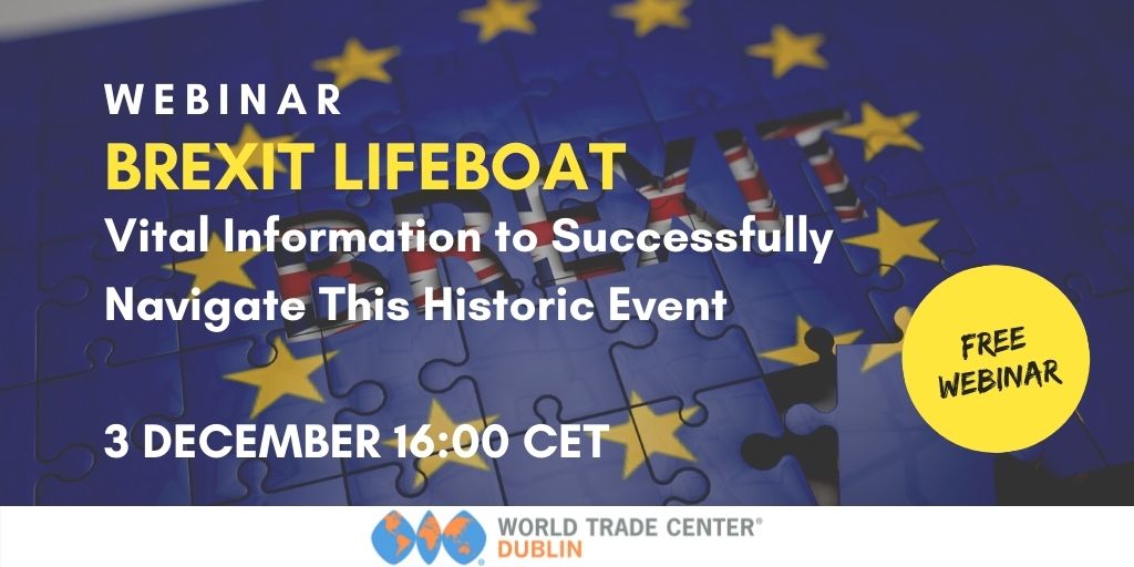 Brexit lifeboat - webinar - WTC Dublin